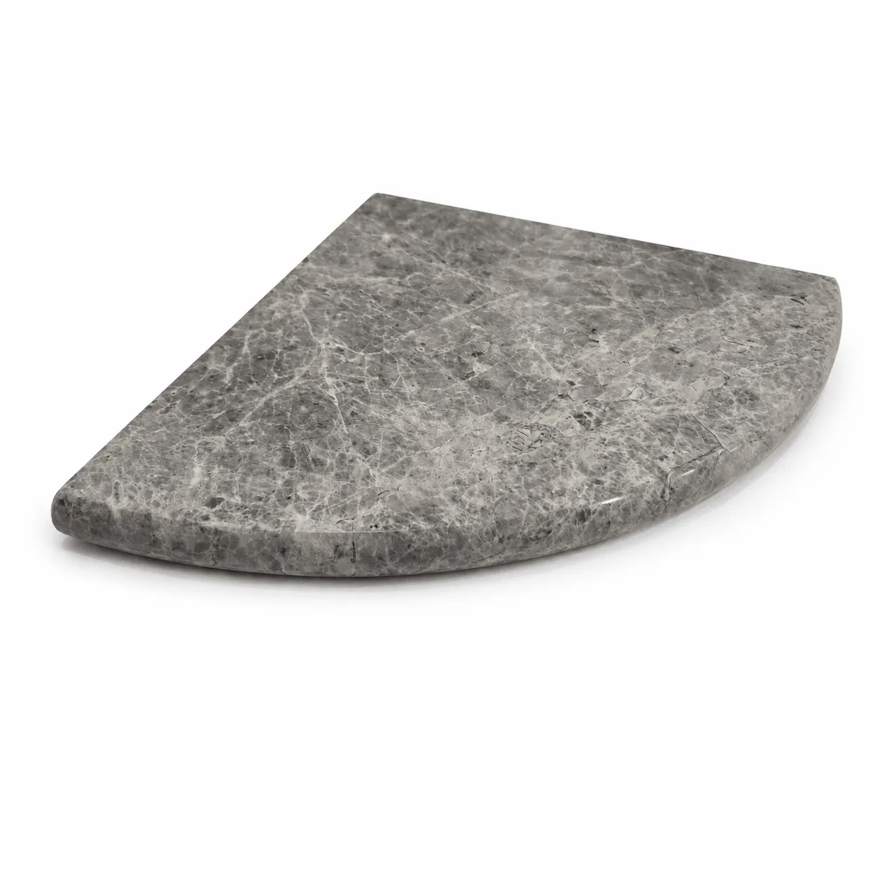Corner Shelf Silver Shadow Polished