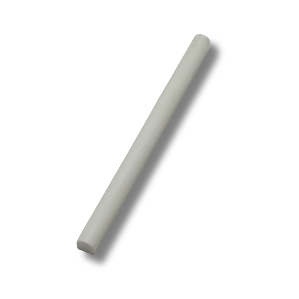 Bullnose Bianco V. Dolomite Honed
