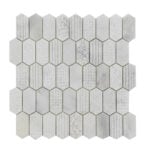 Milas White Petit Picket Textured