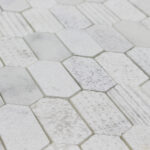 Milas White Petit Picket Textured - Image 2