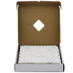 Milas White Shuffle 1"x1" Textured - Image 4