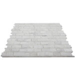 Milas White Stripe Textured - Image 3