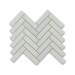 1x4 Bianco V. Dolomite Herringbone Honed