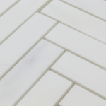 1x4 Bianco V. Dolomite Herringbone Honed - Image 2