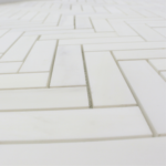 1x4 Bianco V. Dolomite Herringbone Honed - Image 4