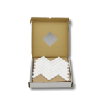 1x4 Bianco V. Dolomite Herringbone Honed - Image 5