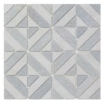 Matrix 12" Thassos / Blue Celeste Honed